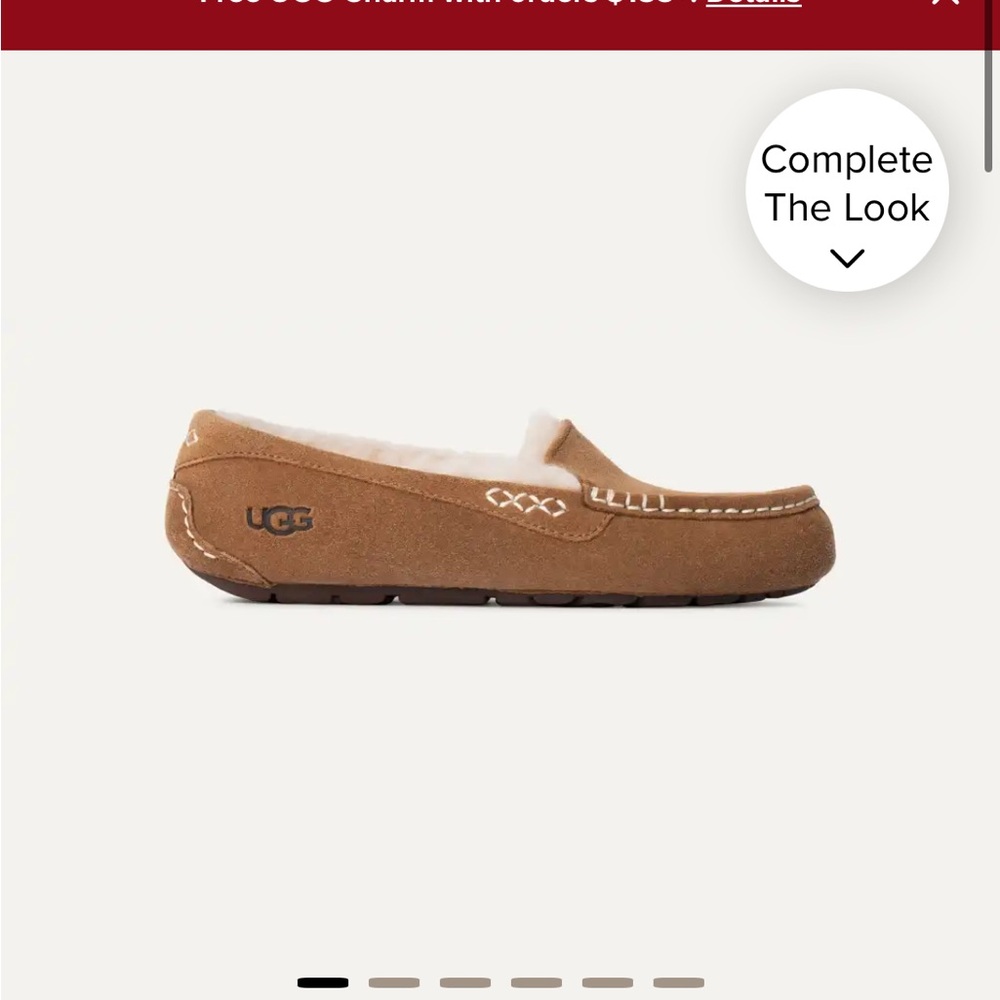 UGG Ansley Suede Loafers moccasins slippers